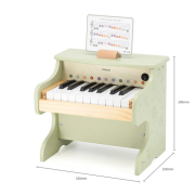 Dřevěné piano na baterie