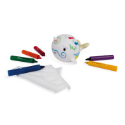 Kreslení ve vaně Velryba s barvičkami Janod