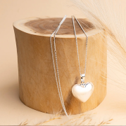 Těhotenská rolnička - Srdíčko stříbrné