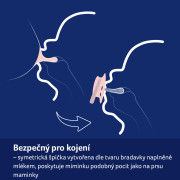 Dudlík svítící silikonový dynamický 2 ks Teddy Love 18 m+ Lovi