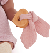 Šaty pro panenku růžové s doplňky LullaBaby