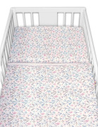 3-dílná sada Mantinel s povlečením Kalina bílá 120x90 cm