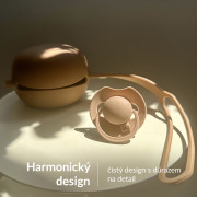 Dudlík svítící silikonový dynamický Prime 6-18 m 2 ks Ivory/Blush Lovi