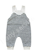 Bavlněné kalhoty baggy s laclem Pruhy Baby Service Vel. 74 - 2. JAKOST