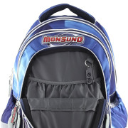 Školní batoh Monsuno - Modro-černý