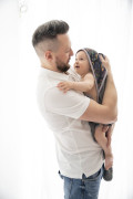 Dětská osuška s kapucí Maxi print 100 x 100 cm Babymatex