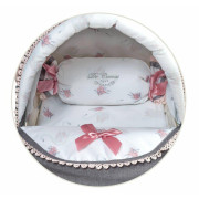 Skládací kočárek pro panenky s taškou a doplňky Reborn DeCuevas