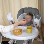 Jídelní židlička B-Swinging Chair Pure White 2v1