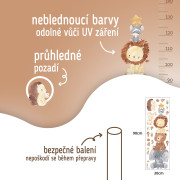 Nástěnné samolepky do dětského pokoje, Animal Pyramid Sipo