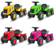 Dětské odrážedlo traktor s vlečkou Benny Baby Mix 