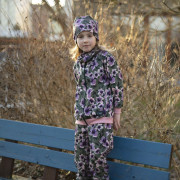 Dětské tepláky EasyFit Purple flower zelené 
