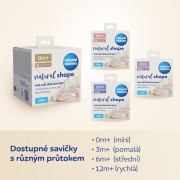 Savička k lahvi Natural Shape 0 m+ 2 ks Canpol babies