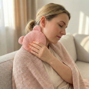 Termofor TEDDY nahřívací polštářek s třešňovými pecičkami a levandulí