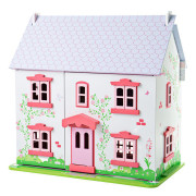 Růžový domek pro panenky Bigjigs Toys