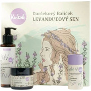 Dárkový balíček přírodní kosmetiky Levandulový sen Kvitok