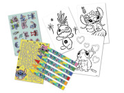 Lilo a Stitch pracovní listy s barvami