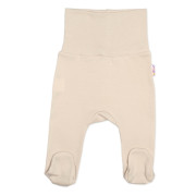 Bavlněná souprava pro miminko do porodnice 6D Made with love béžová Baby Nellys Vel. 56