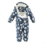Overal zimní chlapecký s kožíškem Pidilidi