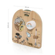 Dřevěná Montessori deska Počasí