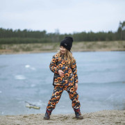 Rostoucí softshellové kalhoty Slunečnice černé Esito