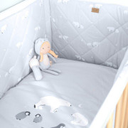 2-dílný bavlněný set do postýlky 0 m+ bonjourbébé