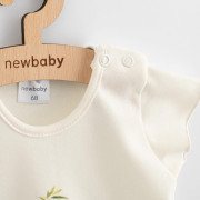 Kojenecké šaty z organické bavlny s krátkým rukávem New Baby Olivy