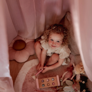 Nebesa nad postýlku mušelín Pure Little Dutch