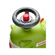 Odstrkovadlo traktor Claas světle zelený s volantem