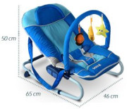 Dětské lehátko CARETERO Astral grey