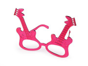 Karnevalové brýle metalické