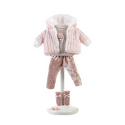 Realistická panenka Joelle se zvuky a měkkým látkovým tělem 38 cm Llorens