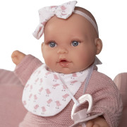 Realistická panenka se zvuky a měkkým látkovým tělem 27 cm Kika 11325 Antonio Juan