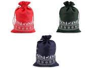 Vánoční dárkový pytlík 20x30 cm 
