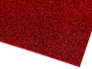 Samolepicí pěnová guma Moosgummi s glitry 20x30 cm 2 ks 