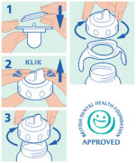 Kouzelný hrneček 200 ml s držadly – Magic Cup Avent 6 m+