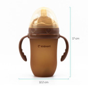 Kojenecká lahev pro kojené děti Eple 250 ml 6 m+ Kidnort