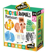 HEADU: Montessori - Dotykové puzzle - Zvířátka