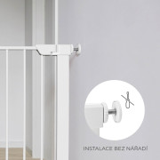 Zábrana do dveří Safe Snap White Kinderkraft