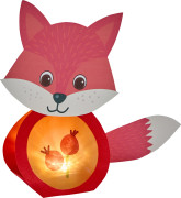 Kreativní sada První nalepovací mini světýlko Liška Haba