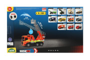 Auto hasiči s žebříkem Volvo Worxx 48 cm 1:15