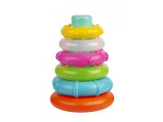 Plastové navlékací kroužky pastelové Playgro
