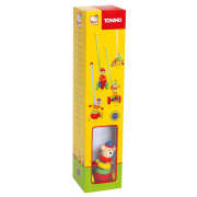 Jezdík medvěd na tyči dřevěný 55 cm