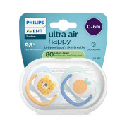 Šidítko Ultra air obrázek 0-6 m chlapec, 2 ks Philips Avent