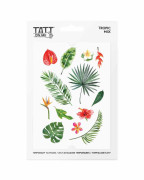 Voděodolné dočasné tetovačky Tropické rostliny TATTonMe