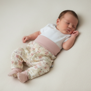 Kojenecké polodupačky Květiny Baby Service