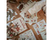 Sada se samolepkami Vánoční přání Little Dutch