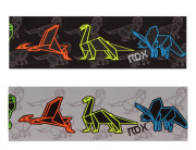 Funkční elastická čelenka Dino Origami RDX