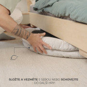 Deka hrací s hrazdičkou Cozyplay Light Grey Kinderkraft