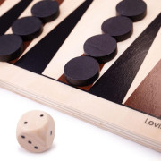Dřevěný backgammon Bigjigs Toys