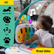 Postýlka s ohrádkou na hraní a klavírem 3 v 1 Kick & Snooze™ 0 m+ Baby Einstein
